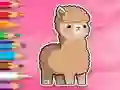 Spel Coloring Book: Cute Alpaca online