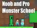 Spel Noob and Pro Monster School online