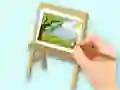 Spel Coloring Book: Paysage Drawing Board online