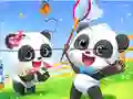 Spel Jigsaw Puzzle: Baby Panda Spring Outing online