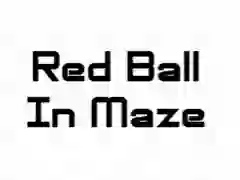 Spel Red Ball In Maze online