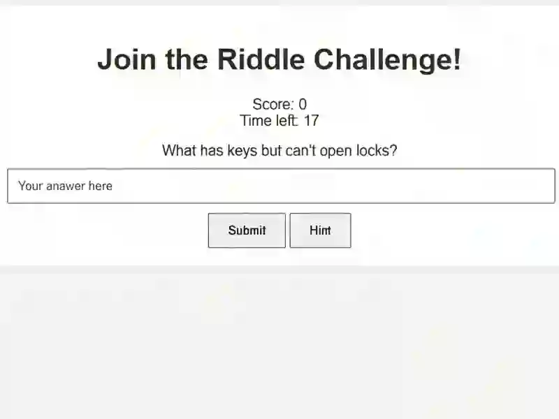 Spel Riddle Challenge online