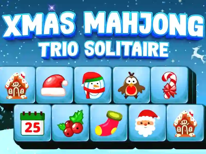 Spel Xmas Mahjong Trio Solitaire online