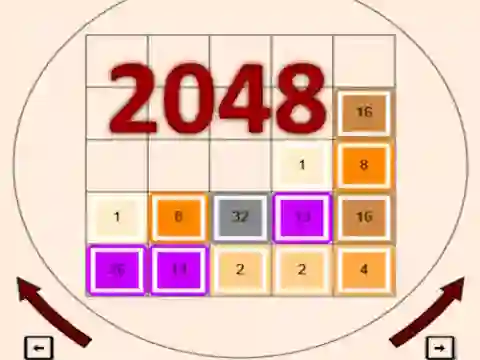 Spel 2048 online
