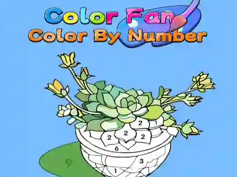 Spel Color Fan: Color By Number online