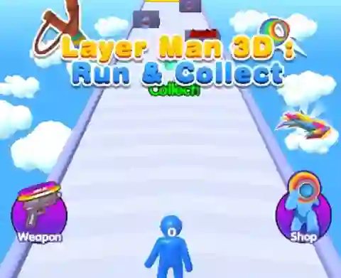 Spel Layer Man 3d Run Collect online
