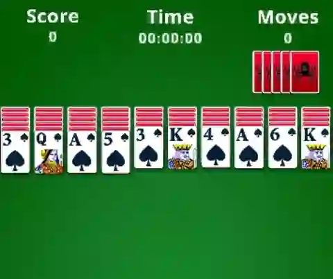 Spel Spider Solitaire online