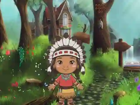 Spel Girl Reach Thanksgiving Land online