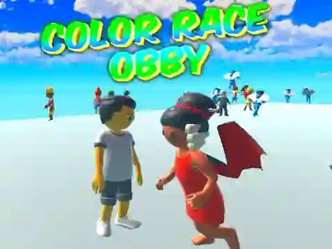Spel Color Race Obby online