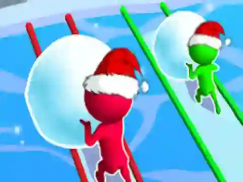 Spel Snow Race: Christmas Runner online