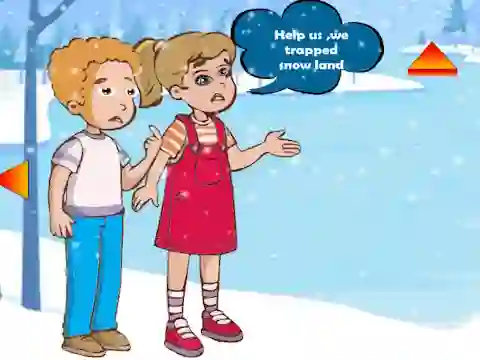 Spel Siblings Escaped Snow Land online