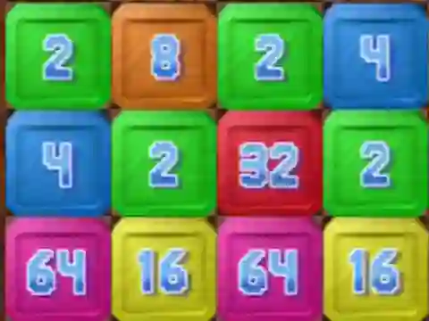 Spel 2048: Wood Block online