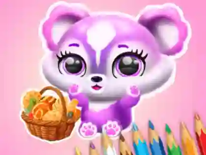 Spel Coloring Book: Fluffy Picnic online