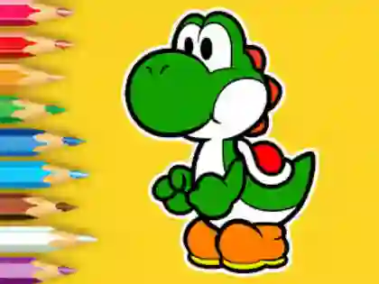 Spel Coloring Book: Yoshi Fishing Day online