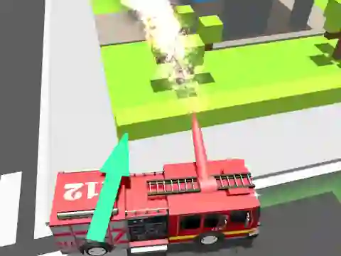 Spel Fire Truck Rescue Driving online