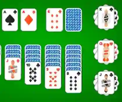 Spel Klondike Solitaire 4 Suits online