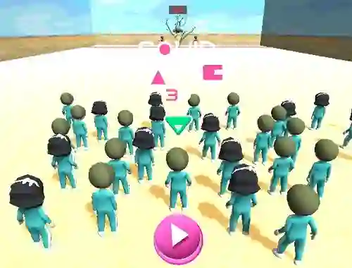 Spel Squid Game Race 3d online