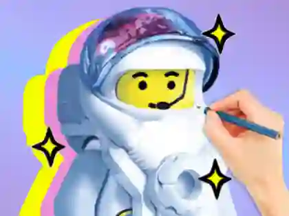 Spel Coloring Book: LEGO Astronaut online