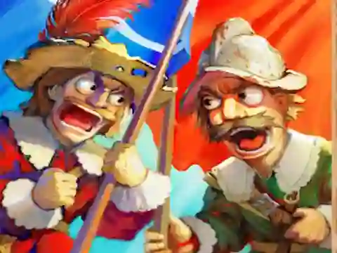 Spel Musketeers Gunpowder vs Steel online