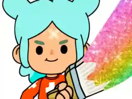 Spel Coloring Book: Toca Boca Rita online
