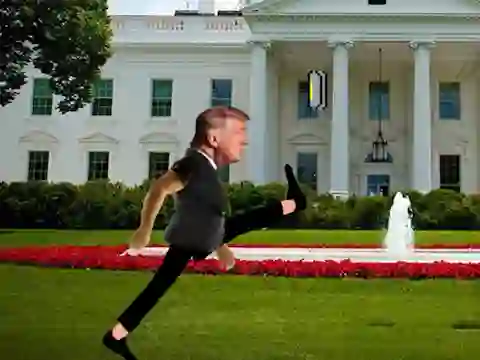 Spel Trump Wobble Walk Challenge online