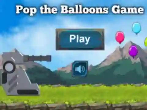 Spel Pop The Balloons Game online