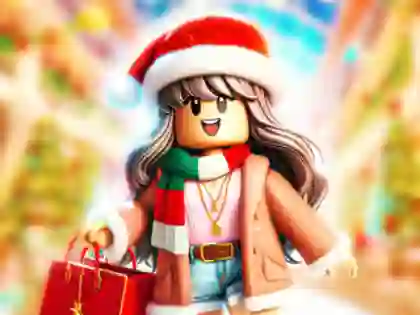 Spel Jigsaw Puzzle: Roblox Christmas Mall online