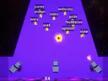 Spel Neon Defense: Type! online