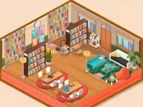 Spel Decor: My Library online