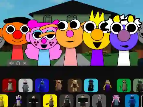 Spel Sprunki Puppet online