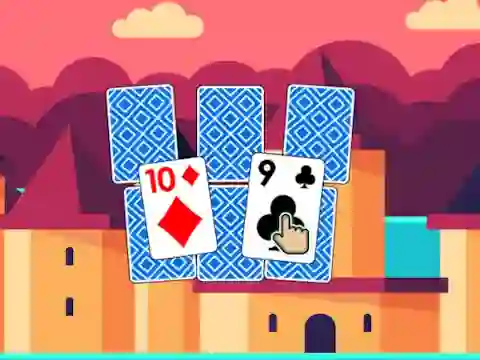 Spel One Hundred Castles Solitaire online