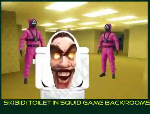 Spel Skibidi Toilet in Squid Game Backrooms online