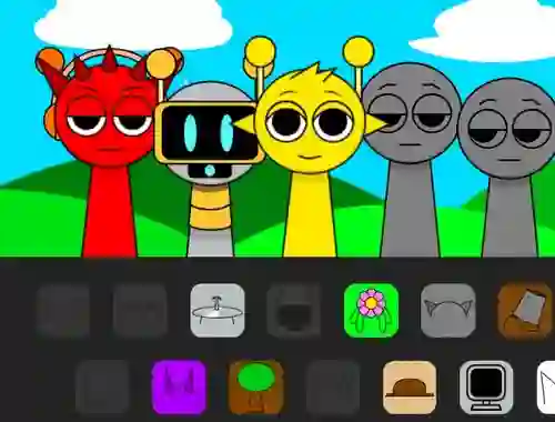 Spel Sprunki Incredibox Horror online