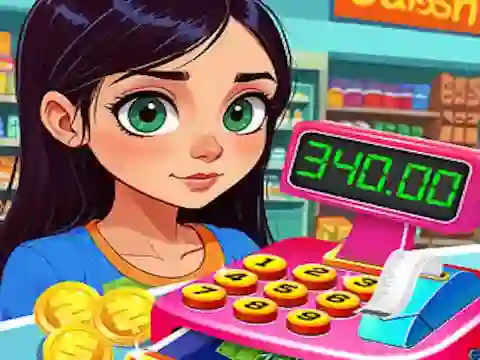 Spel Supermarket Shopping For Kids online
