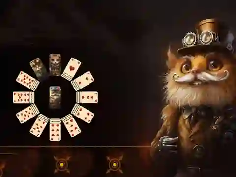 Spel Clock Solitaire online