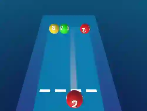 Spel Merge The Balls 2048 Billiards! online
