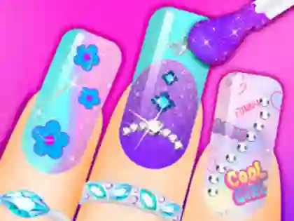 Spel Coloring Book: Nail Art online