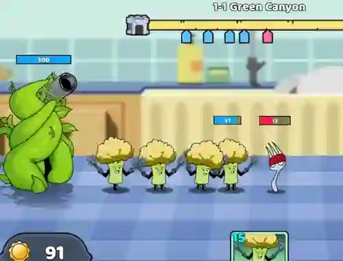 Spel Food Castle Tower Defense online