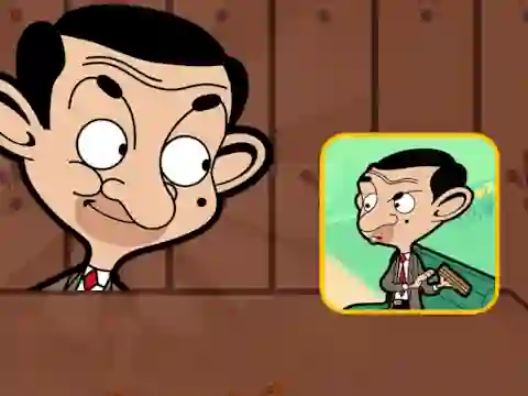 Spel Mr Bean Solve Puzzle online