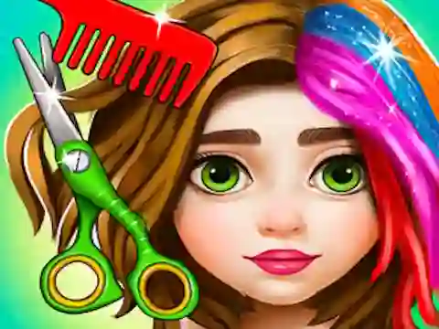 Spel Hair Salon & Dress Up Girl online