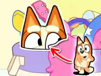 Spel Jigsaw Puzzle: Bluey Hide & Seek online
