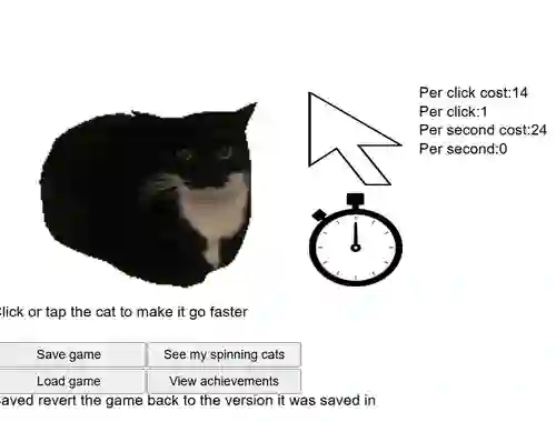 Spel Spinning Cat Clicker online
