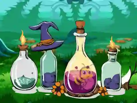 Spel Bottle Stuck Honeybee Escape online