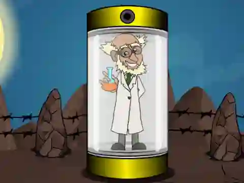 Spel Rescue the Elder Research Officer online