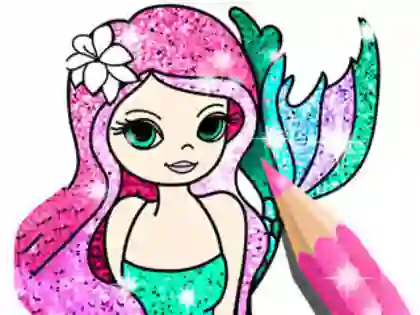 Spel Coloring Book: Little Mermaid online