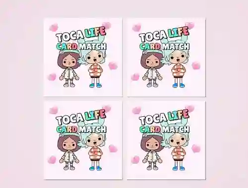 Spel Toca Life Memory Card Match online