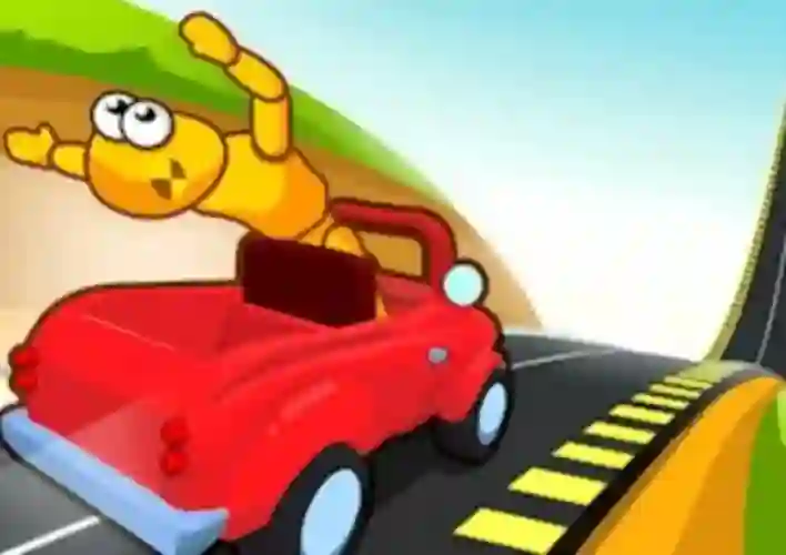 Spel Downhill Car Ride Crash Test online