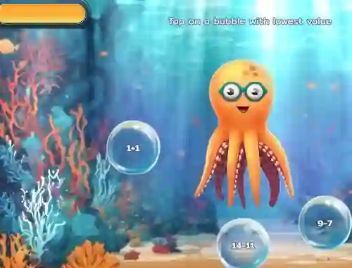 Spel Bubble Math Dive online