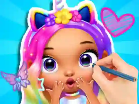Spel Coloring Book: Fashion Barbie Princess online