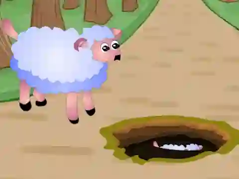 Spel Help Fallen Down Sheep Baby online